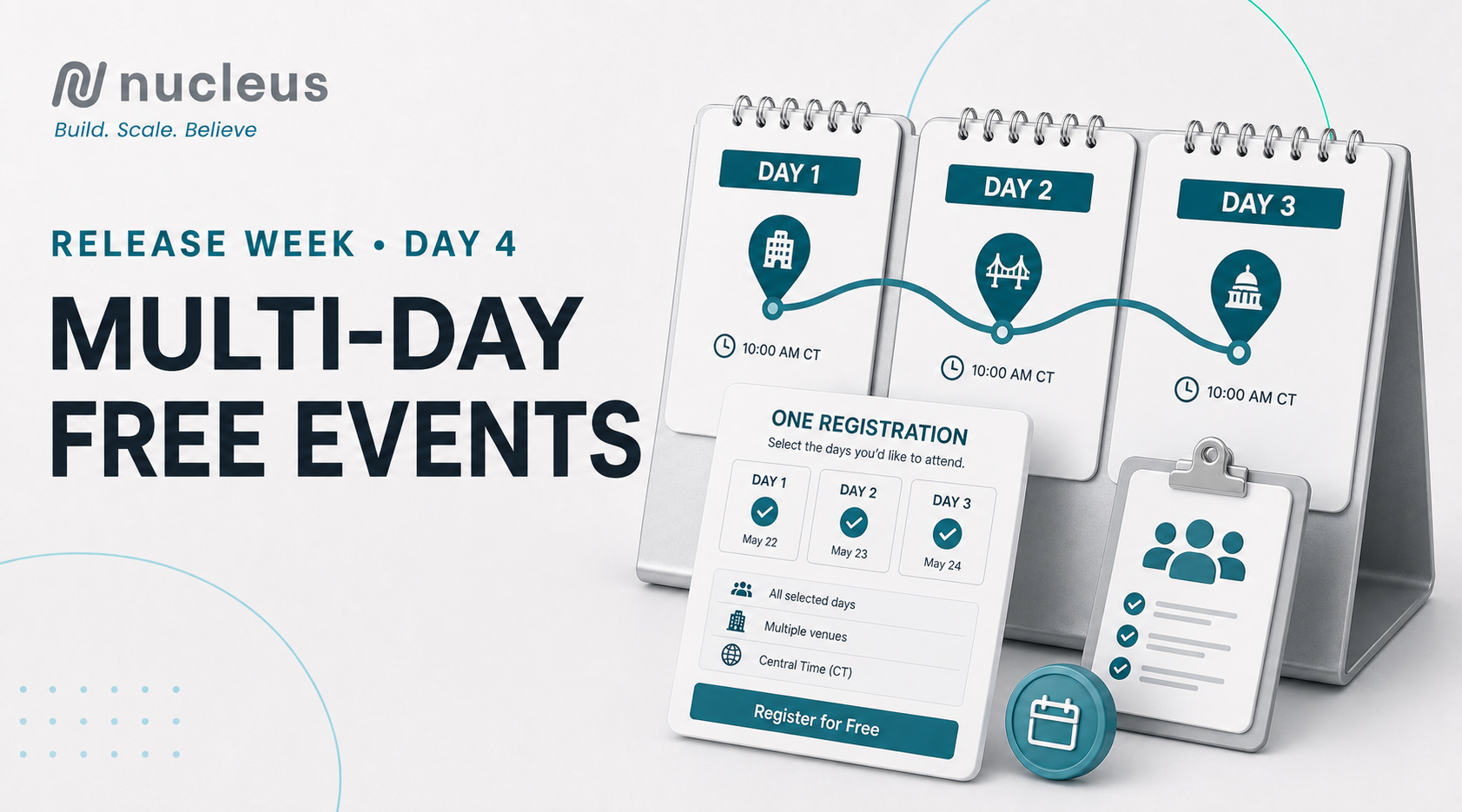 One Event Page for Every Stop, Session, and Day image