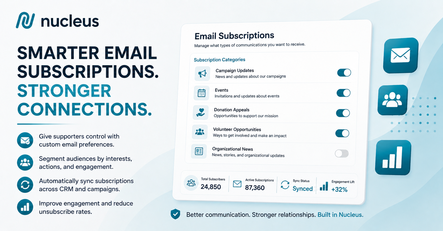 No More One-Size-Fits-All Emails: Nucleus Email Subscriptions Just Changed the Game image